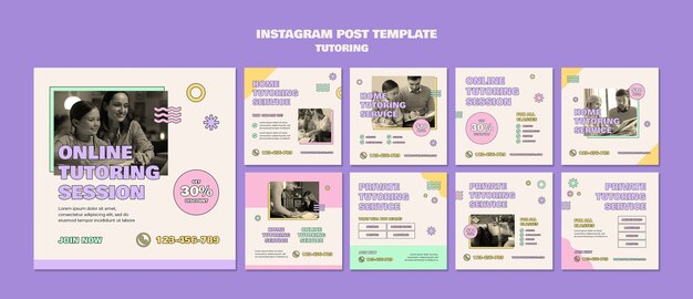 tutoring template design