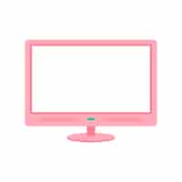 無料PSD テレビのイラスト