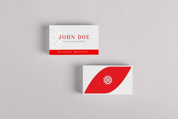 Two business card mock up