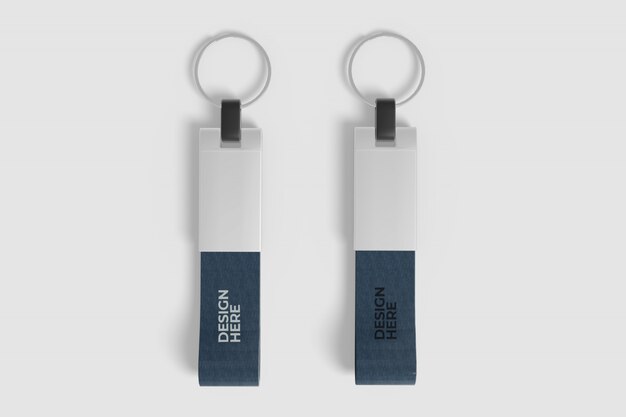 Download Metallic keychain mockup | Premium PSD File