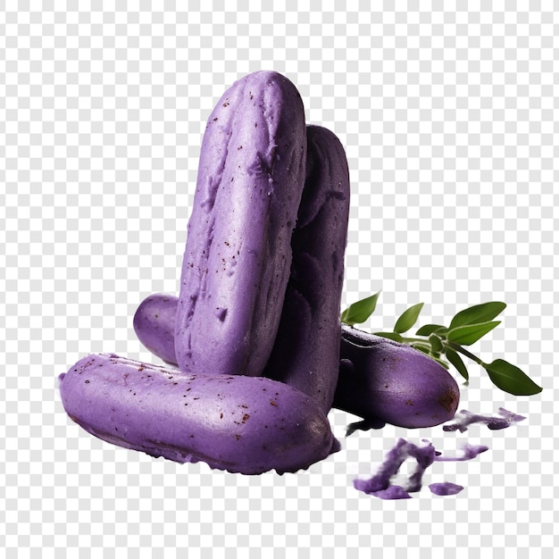 Ube isolated on transparent background