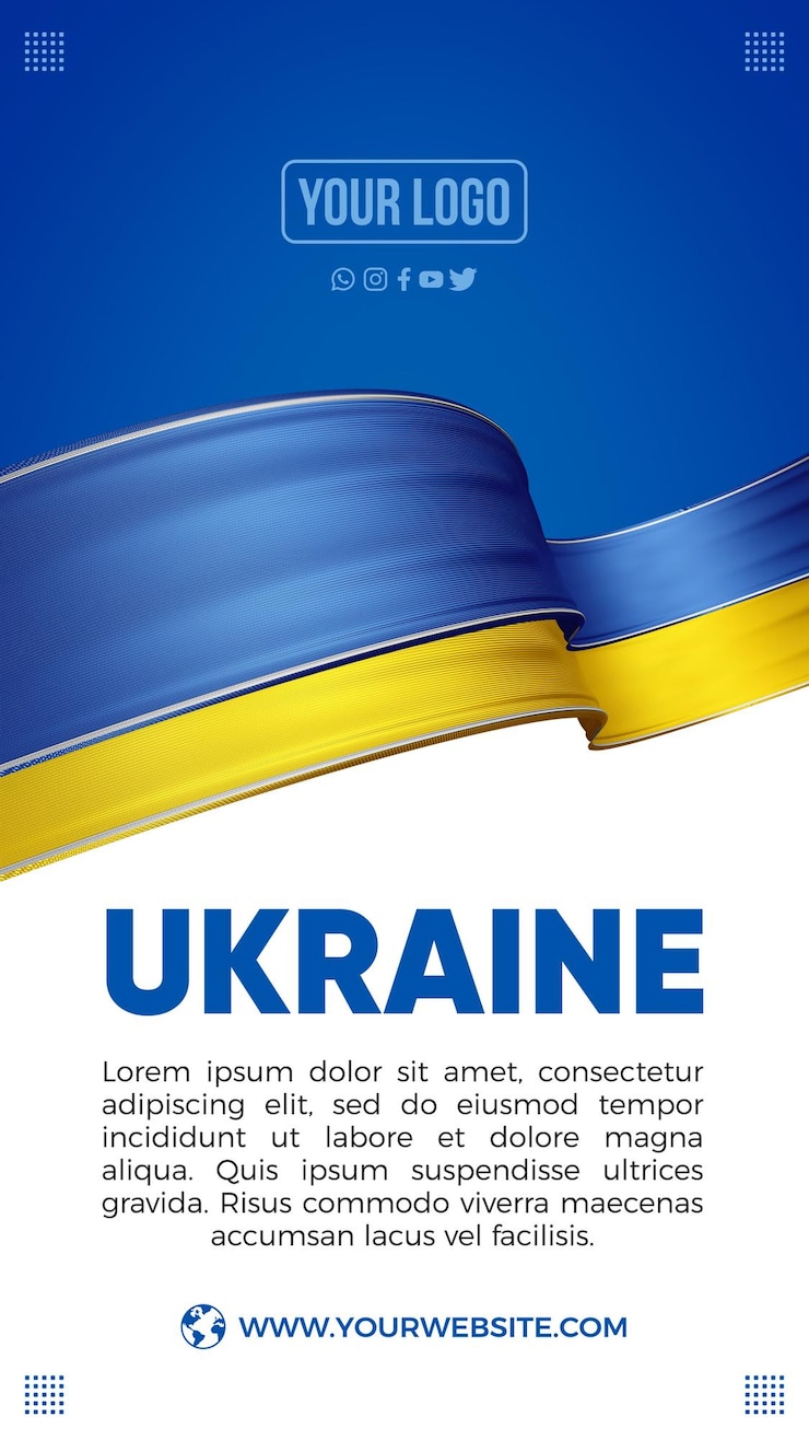 Бесплатный PSD истории в социальных сетях украины instagram