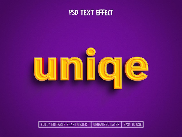 Unique Editable Text Effect – PSD Templates