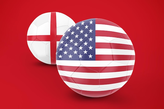 Free PSD united states vs england