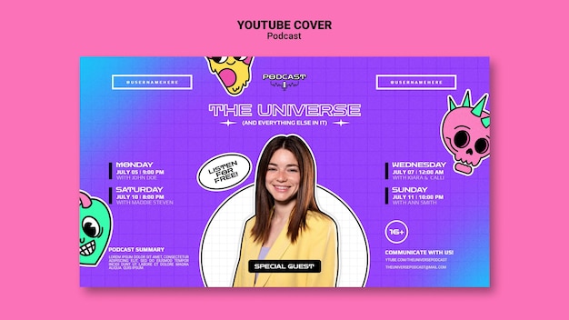 Universo podcasr youtube cover