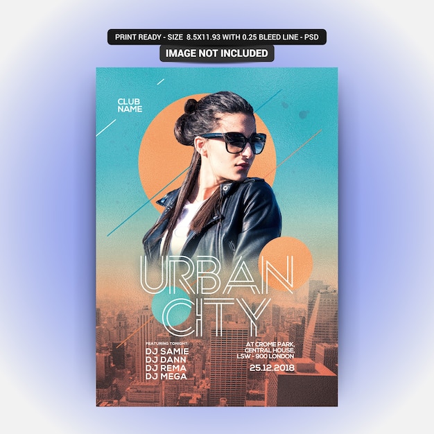 Urban city flyer
