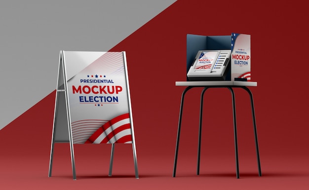 Us elections concept mock-up