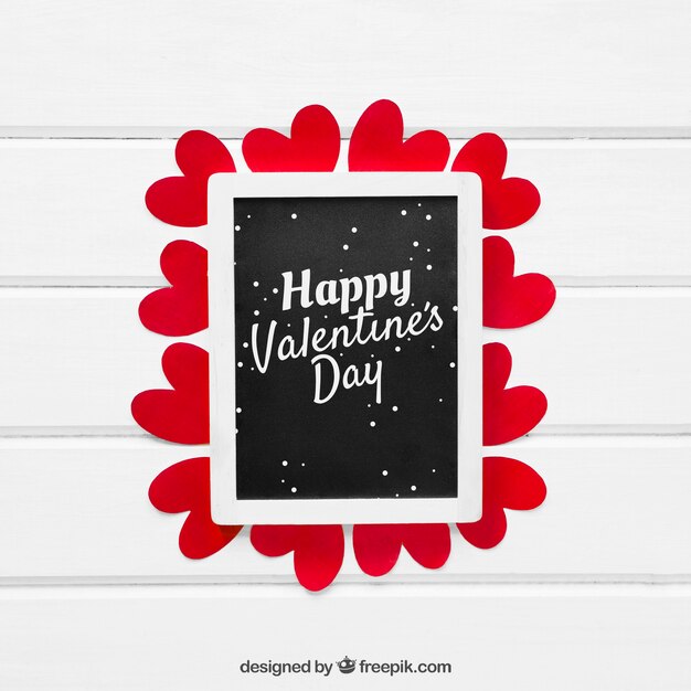 Download Free Psd Valentine Elements And Frame Mockup PSD Mockup Templates