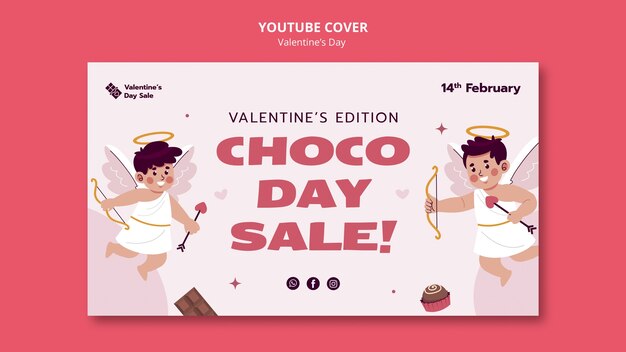 Valentine's day template design