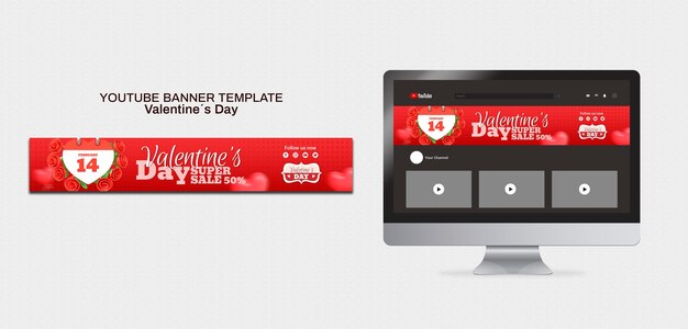 Valentine's day template design