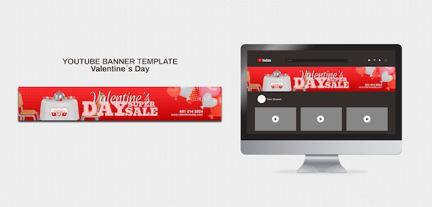 Valentine's day template design