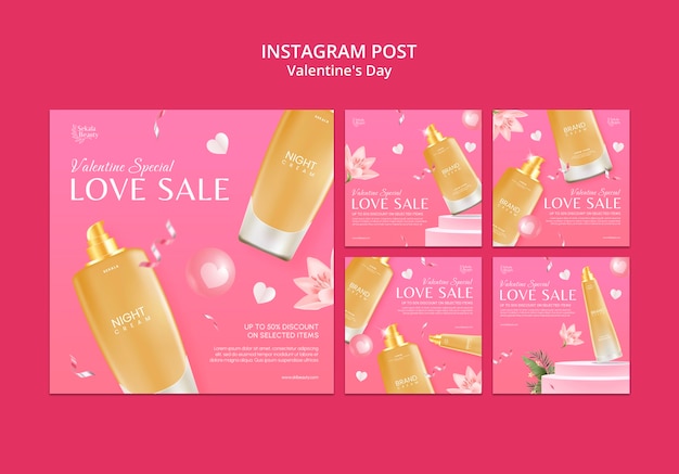 valentine's day template design