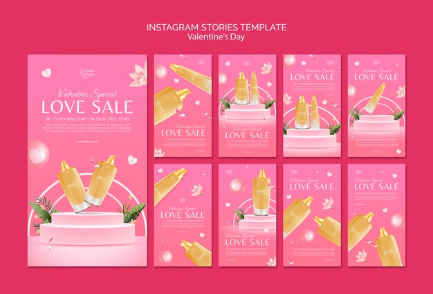 valentine's day template design