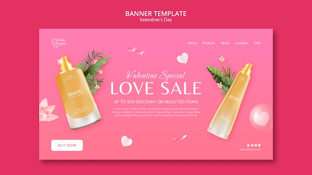 valentine's day template design