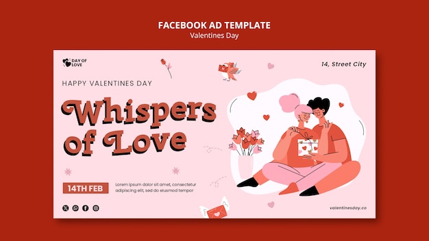 Valentines day template design