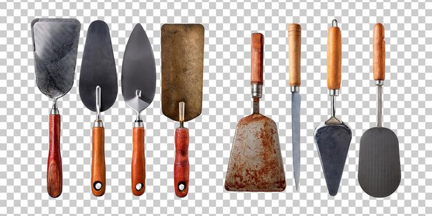 Various Trowels for Construction and Gardening Use