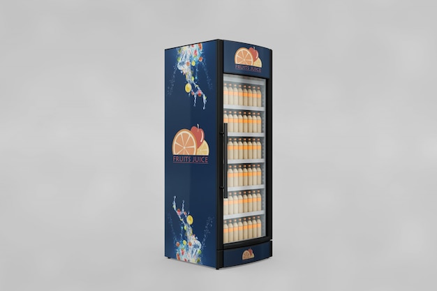 Free PSD vending machine mockup