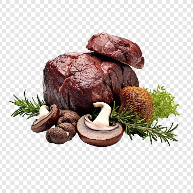 Free PSD venison isolated on transparent background