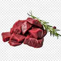 Free PSD venison isolated on transparent background