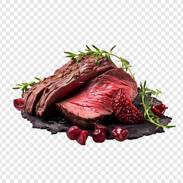 Free PSD venison isolated on transparent background