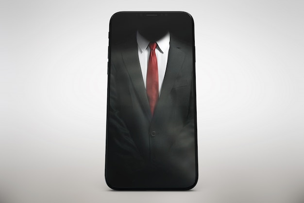 Download the Vertical Smartphone Mockup – Free PSD Template