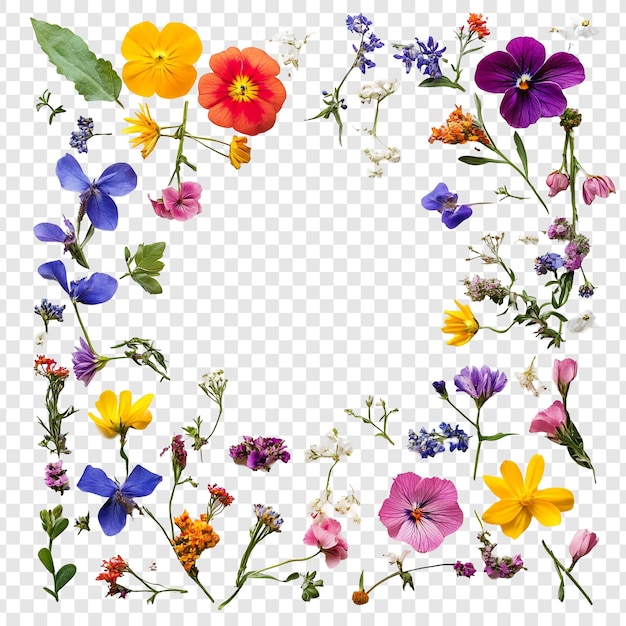 鮮<unk>的花<unk> 壓<unk>花的多彩排列
