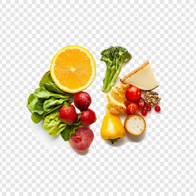 Живая пищевая коллажа - восхитительное сочетание свежих продуктов и молочных продуктов