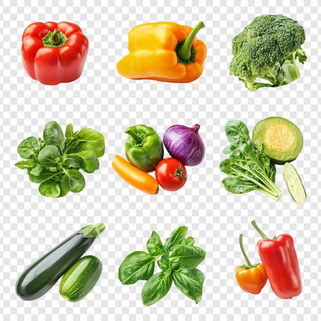 Vibrant Fresh Vegetables Collection A Showcase of Colorful and Healthy Produce
