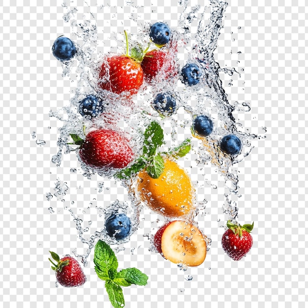 Vibrant Fruit Splash A Burst of Freshness