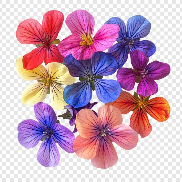 ペラゴニウム の 鮮やかな 虹 の 花