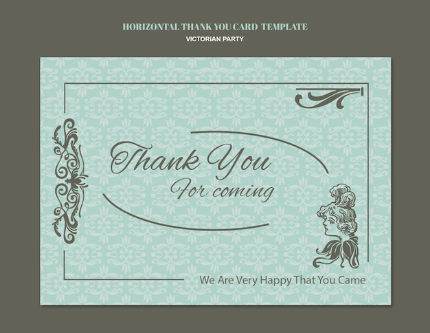 victorian party  template design