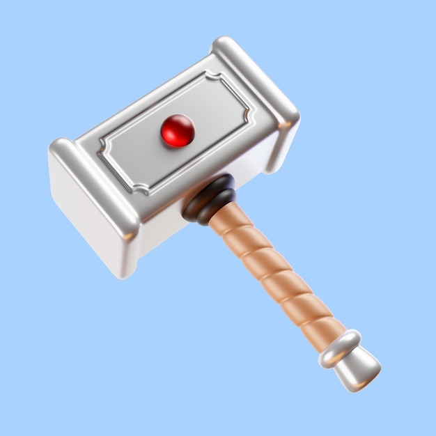 Free PSD videogame hammer icon pack