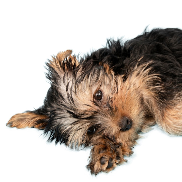 無料PSD 愛らしいペットの犬の眺め