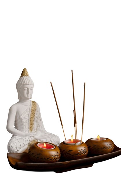 view of buddha figurine