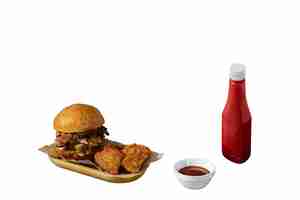 Free PSD view of delicious fast food