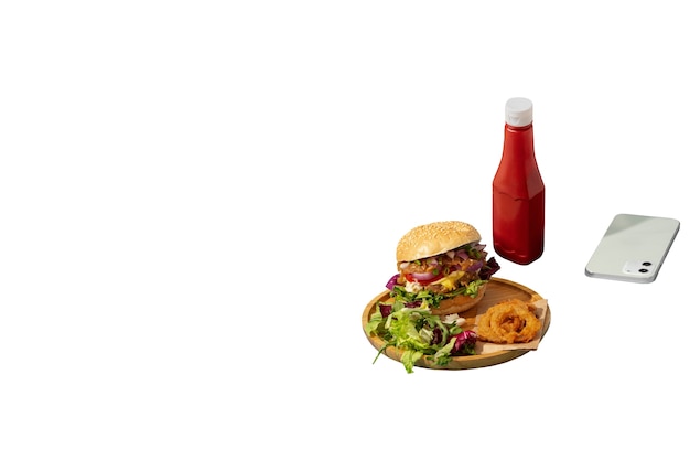 Free PSD view of delicious fast food