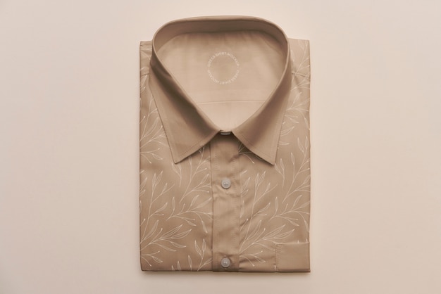 View Of Formal Dress Shirt Mock-up