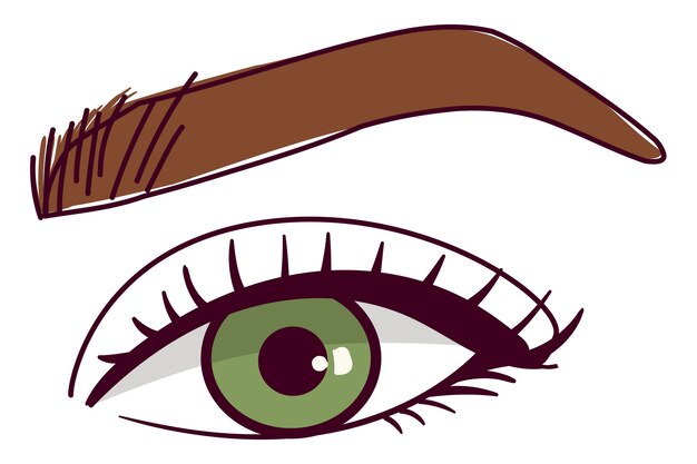 手で描かれた眼の景色