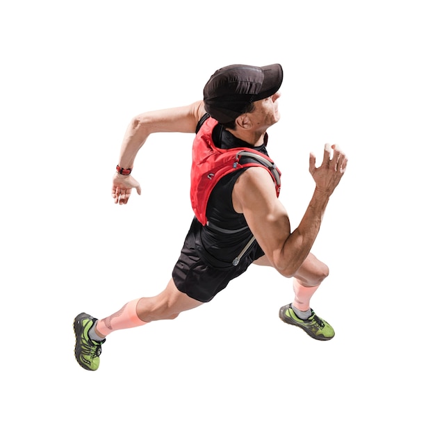 view of male runner
