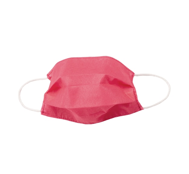 View of medical face mask