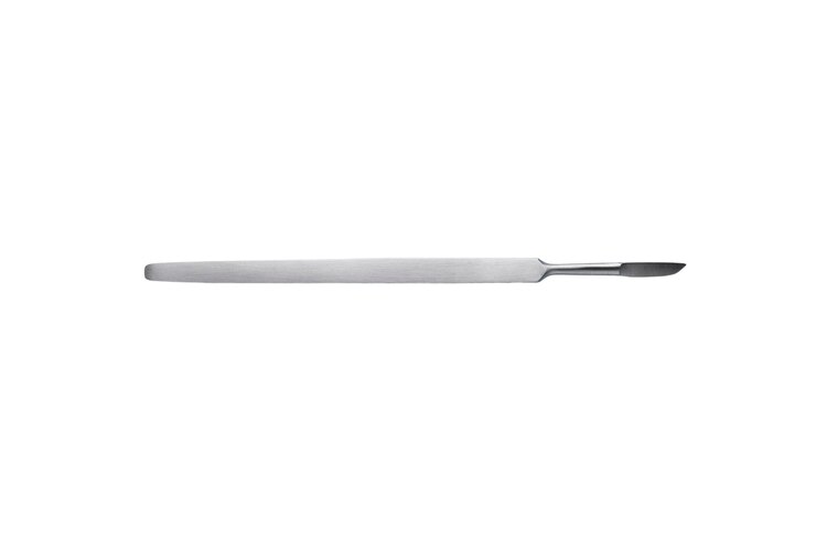 Free PSD view of medical or surgical scalpel