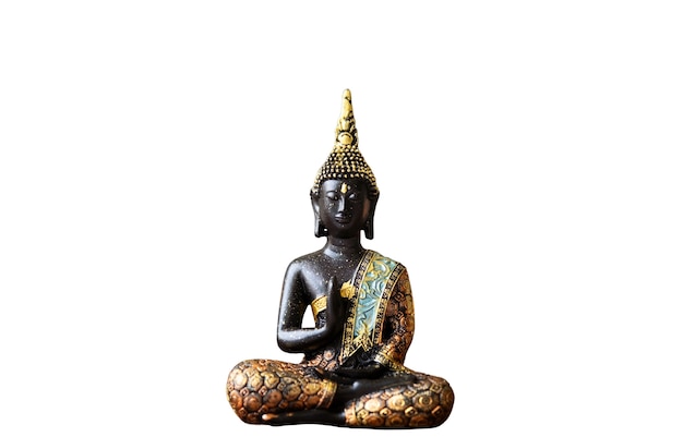 Бесплатный PSD Вид на фигурку будды