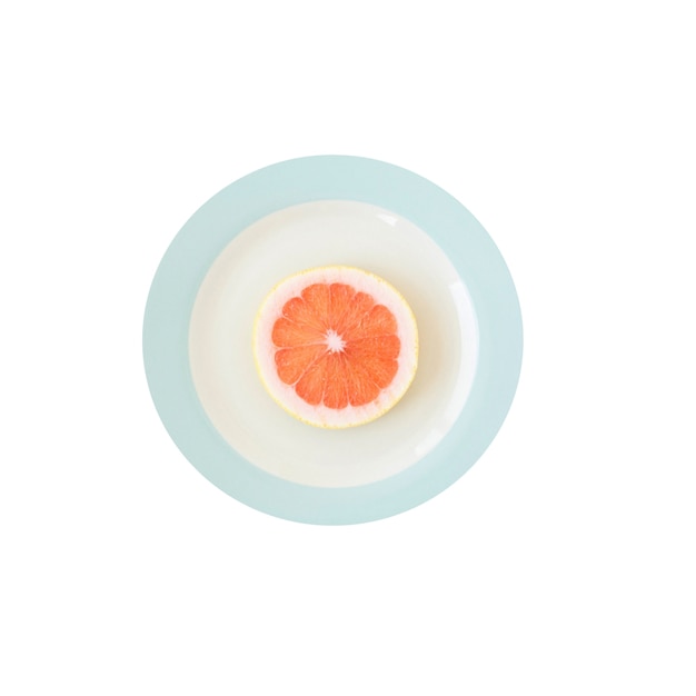 Бесплатный PSD Вид на свежий грейпфрут