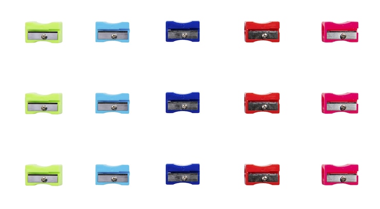 Free PSD view of office supplies