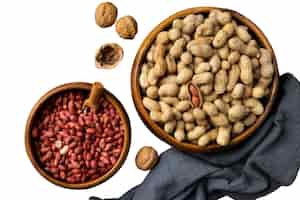 Free PSD view of peanuts
