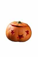 Free PSD view of scary halloween pumpkin