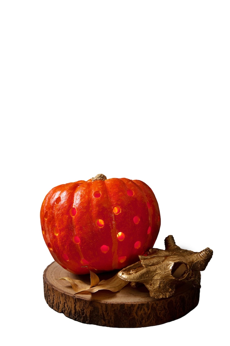 Free PSD view of scary halloween pumpkin