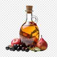 Free PSD vinegar isolated on transparent background