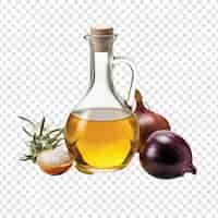 Free PSD vinegar isolated on transparent background