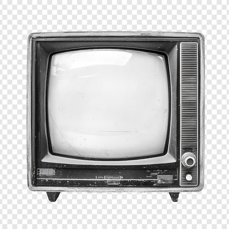 Free PSD vintage television a nostalgic look at retro technology